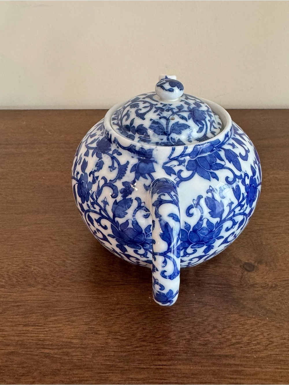 Vintage Japan Williams Sonoma Delft Blue White Color Tones Tea Pot - Picture 2 of 10